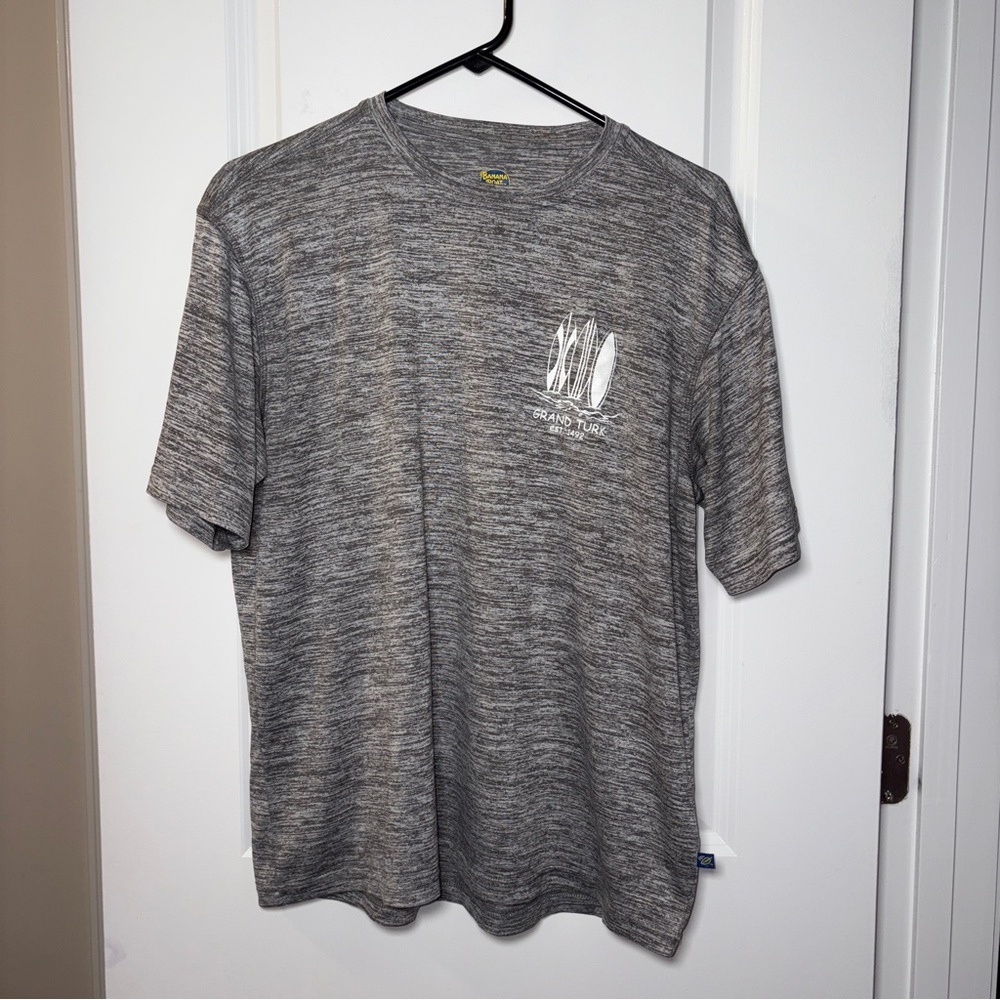 Women’s Heather Gray Short-Sleeve Graphic UPF 50+ Tee - Grand Turk Size: M